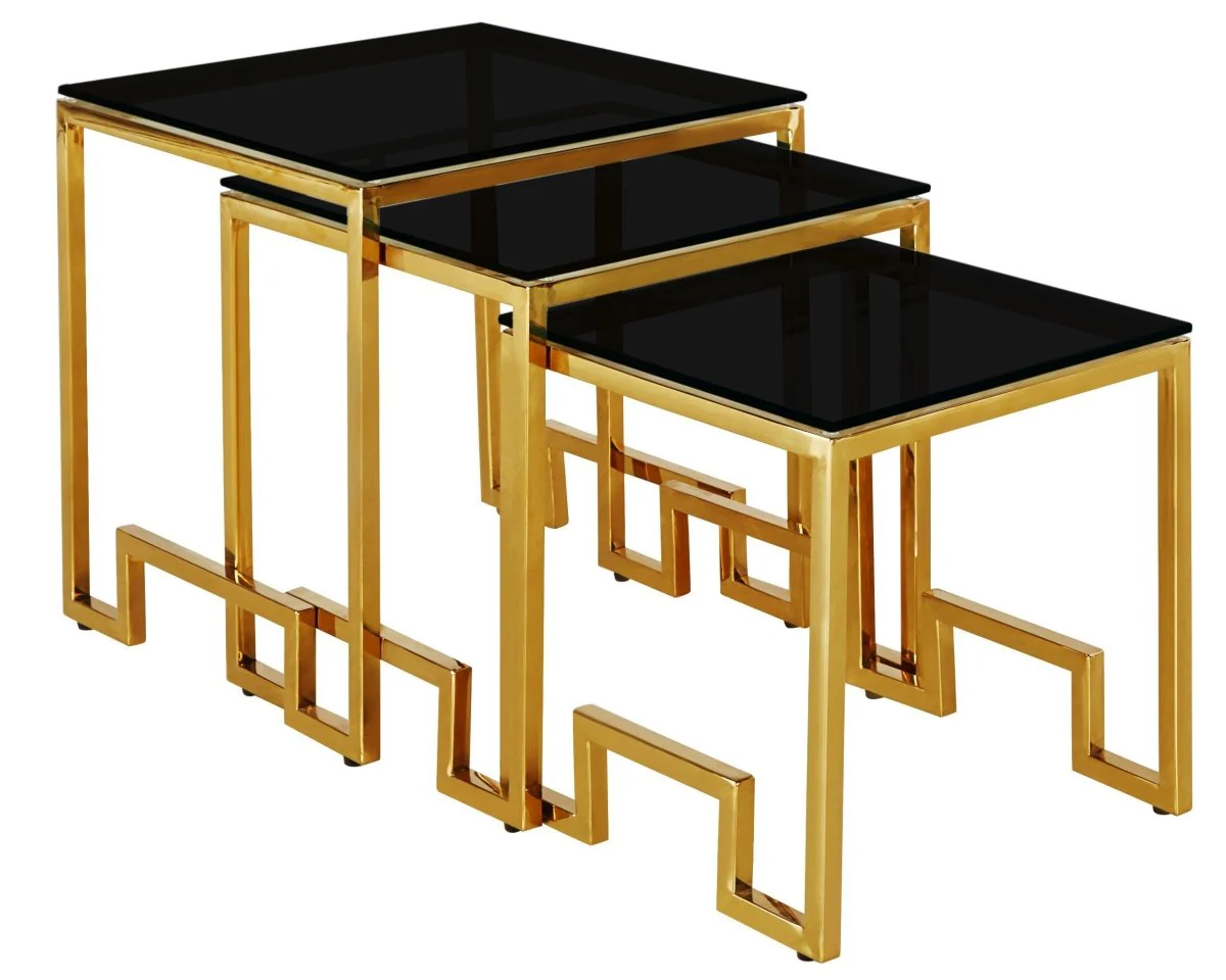 طاولات قهوة - ذهبي - Image 5